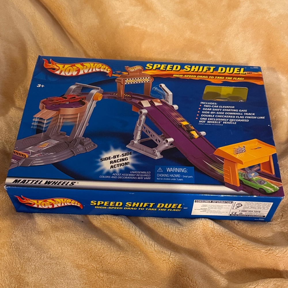 Vintage Hot Wheels Speed Shift Duel Track Set - New in Box/ Unopened